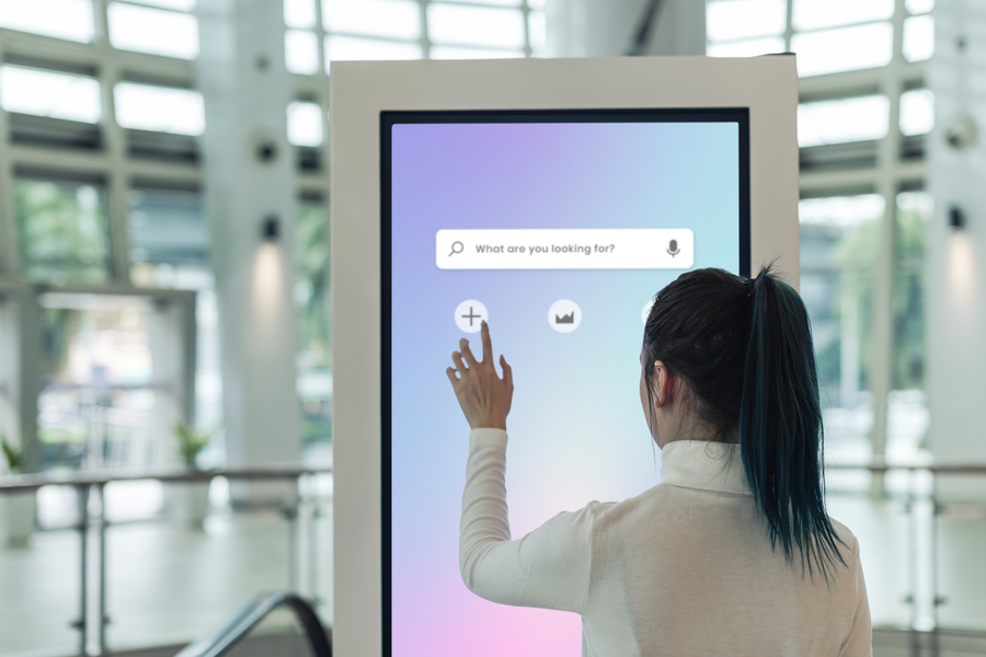 interactive terminals in-stores